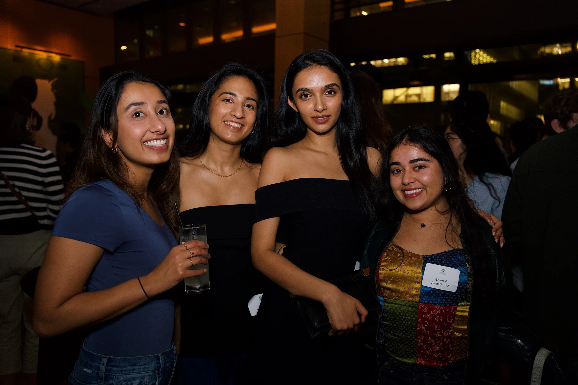 A group portrait during the Harker alumni gathering